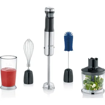 GRAEF HB802EU, Akumulátorový tyčový mixér, 200W, černá-nerez, sada