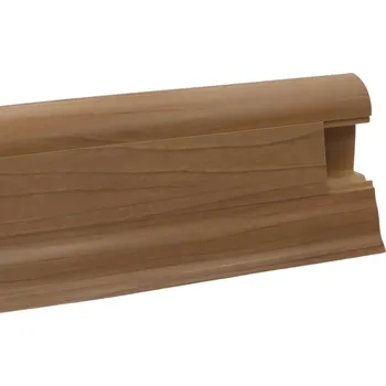 Podlahová lišta DOPRODEJ: Soklová podlahová lišta SLK50 W168 Ořech orient, koncovka levá, hnědá, Döllken - 1 rok na vrácení + DOPRAVA ZDARMA k Vám i zpět