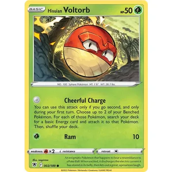 Karetní hra Pokémon TCG Hisuian Voltorb 002/189