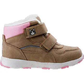 Dívčí zimní obuv Dětské Zimní boty BEJO ELADIO KIDS G 8575-BEIGE/PINK/REFL 23
