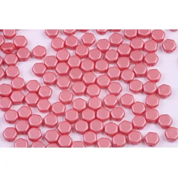 Korálek Dvoudírkový hexagon č. 106