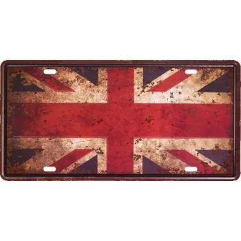 Plechová cedule Kovová cedule ENGLAND 2