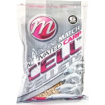 Nástraha MAINLINE - Pelety Match Carp Cell Pellets 6 mm 1 kg