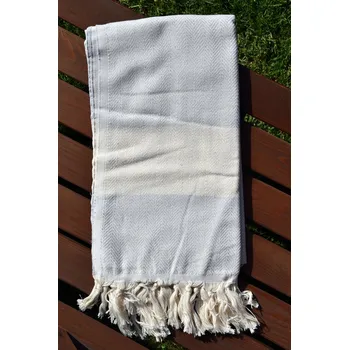 Dětské zboží Peshtemal osuška Bella Šedomodrá