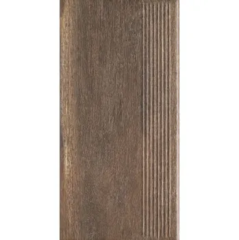 Stavební materiál PARADYZ DLAŽBA HAZARD BROWN SCHODOVKA 300x600 PAR-151122