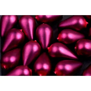 Korálek Vosk. hruška č. 10A (17x10mm)