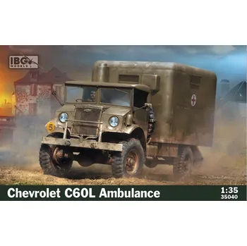 Plastikový model IBG 1/35 Chevrolet C60L Ambulance