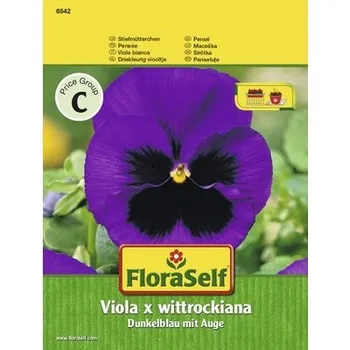 Semeno Maceška tmavě modrá s okem FloraSelf květinová semena