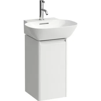 Koupelnový nábytek Laufen Skříňka pod umyvadlo, 1 dvířka, závěsy vpravo, 1 vnitřní polička, pro umývátko 815301 BASE 45 BMAT LAU-H4030121102601