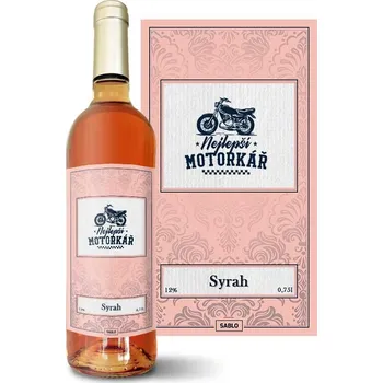 Víno Sablio Růžové víno Nejlepší motorkář: 0,75 l