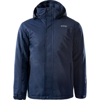 Pánská Zateplená bunda HI-TEC CHESTER 89076-DRE BLUE – Tmavě modrá XL