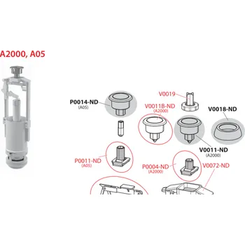 ALCAPLAST ND ALCAPLAST Páka I + kulisa ALC-P0001-ND