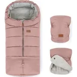 Petite&Mars zimní set fusak Jibot 3v1 + rukavice Jasie - Dusty Pink