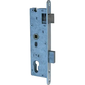 Dveřní kování Zámek stavební PRAVÝ, hloubka 50mm, rozteč 72mm, bíly Zn