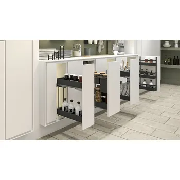 Nábytkové kování KES K-Line dvojkoš 400mm antracit 2143 (KES 002143 K-Line dvojkoš 400mm antracit)