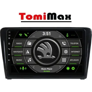 Auto Hi-Fi TomiMax Škoda Rapid Android 14 autorádio s WIFI, GPS, USB, BT HW výbava: 8 Core 8GB+128GB HIGH - Model auta: Škoda Rapid, Velikost obrazovky: Dotyková obrazovka: 9"