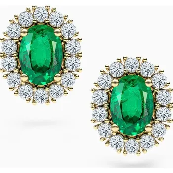 Náušnice Korbička Šperky Náušnice 023 - Smaragdy, diamanty&nbsp;SI1/E -bílé zlato/žluté zlato/červené zlato