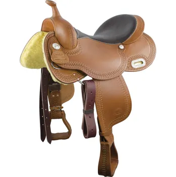 Pool's Sedlo westernové Racer Pool's, barelové, cognac Velikost posedlí: 17", Šířka komory: QUARTER