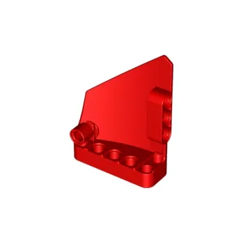 Stavebnice LEGO 64680 Red Technic, Panel Fairing #14 Large Short Smooth, Side B (Červená panelová kapotáž Technic #14 Velká krátká hladká, strana B)