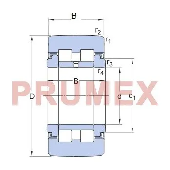 SKF PWTR 2052.2RS pojezdová kladka