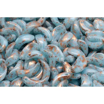 Korálek Korálky Zahnuté lístky č.3473 (7x13mm)