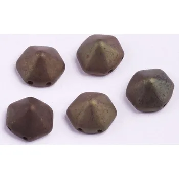 Korálek Dvoudírkový hexagon č19