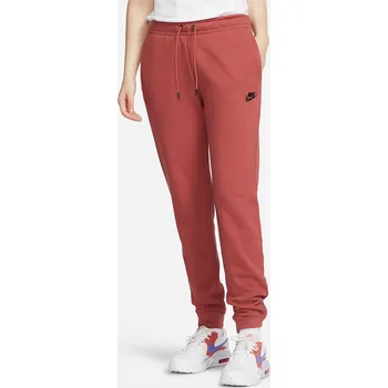 Dámské kalhoty Dámské Kalhoty NIKE W NSW ESSNTL PANT REG FLC MR DX2320-691 – Oranžová L