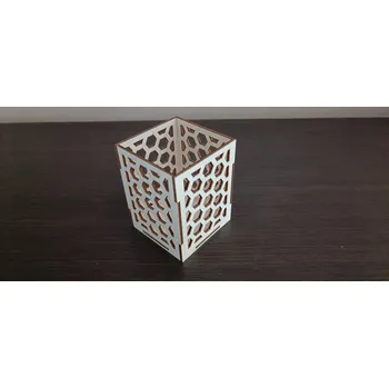 Svícen Dřevěný stojánek, svícen - plástev