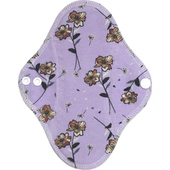 Menstruační vložka Breberky Slipová vložka (Bavlněné froté s PUL) - Lila chmýří (bavlněný úplet)