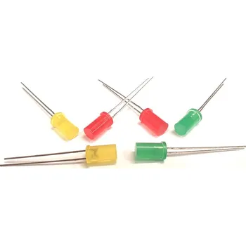 Polovodič LED 3mm rovná L-424 IDT rudá