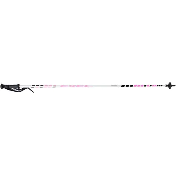 Sjezdová hůlka EXEL AP40 WOMEN, WHITE PINK 120cm - sjezdové karbonové hole