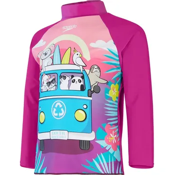 Dětské Tričko SPEEDO PT LS DIPHEM RASH TOP IF 8-1350115151 – Fialová 6