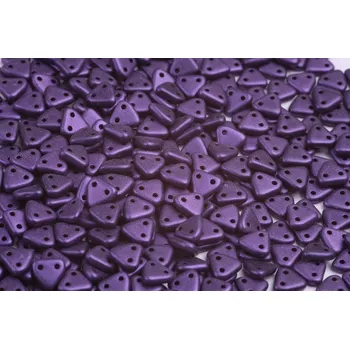 Korálek Dvoudírkový trojúhelník 6 mm č. 11