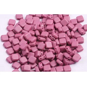 Korálek Dvoudírkové čtverečky č. 80 (6x6 mm)