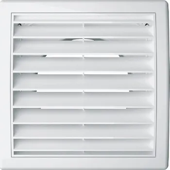 Příslušenství pro vzduchotechniku Ventishop LG 100 ED N plastová větrací mřížka bílá