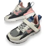 Camo Dívčí růžové tenisky na suchý zip 14 Barva: Růžová, Velikost: 27