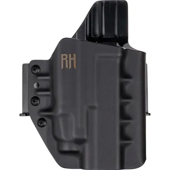 Příslušenství pro sportovní střelbu RH Holsters FROGY - Glock 17/22/31 + Streamlight TLR-7 X - vnější kydexové pouzdro - poloviční sweatguard - černá Pouzdro je pro: Levák