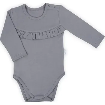 Nicol Kojenecké body s dlouhým rukávem Sara šedá Vel. 86