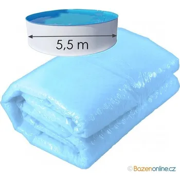 bazénová plachta Solární plachta na bazény kruh 550 cm - průhledná