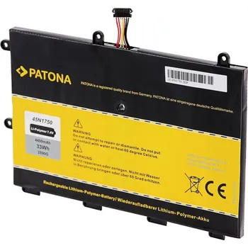 Baterie k notebooku PATONA pro Lenovo ThinkPad Yoga 11e 4400mAh Baterie, pro notebook, 4400mAh, Li-Pol, 7,4V, pro Lenovo ThinkPad Yoga 11e, 45N1750, neoriginální PT2890