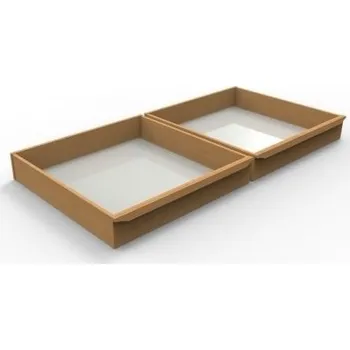 Postel TEXPOL Zásuvky pod postel Petra 1/2 DUB - 1 pár ROZMĚR: 90 x 200 cm