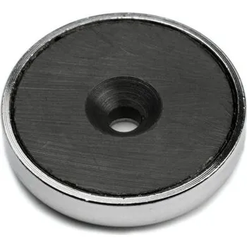 Dekorativní magnet Feritový magnetický úchyt Ø&nbsp;32&nbsp;mm, síla&nbsp;9&nbsp;kg