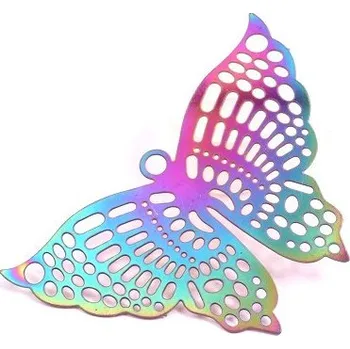 Korálek Kov 524 (26x38x0.3 mm)