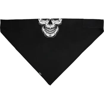 Šátek Šátek ZANHEADGEAR BANDANA SPORTFLEX BL002 SKULL BÍLÁ/ČERNÁ