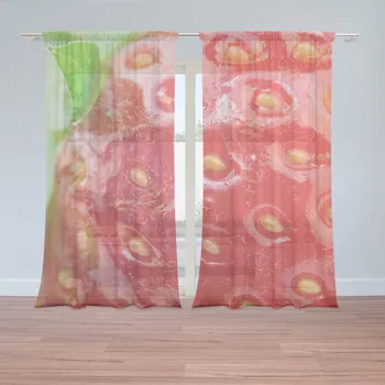 Záclona Sablio Záclony Detail jahody: 2ks 150x250cm