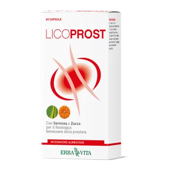 Erba Vita LICOPROST - funkce prostaty, močové cesty, 60 kapslí
