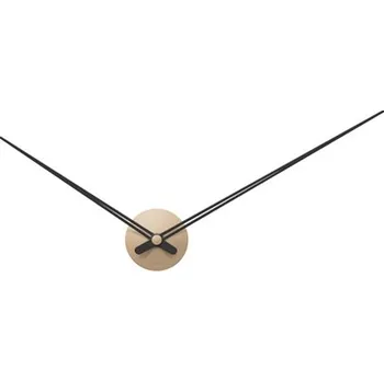 Hodiny Nástěnné hodiny LBT Sharp 90 cm pískové Karlsson (Barva - pískově hnědá, černé ručičky)