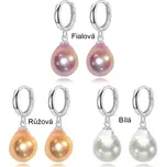 Olivie Perlové kroužkové náušnice BAROKO 7601 Barva: Bílá Ag 925; ≤4,3 g.