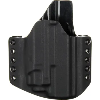Příslušenství pro sportovní střelbu RH Holsters OWB - Glock 17/22/31 + Streamlight TLR-8 - vnější kydexové pouzdro - poloviční sweatguard - černá/černá Pouzdro je pro: Pravák