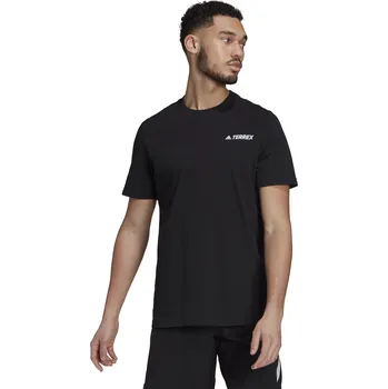 Pánské tričko Pánské Tričko ADIDAS TX MOUN GFX TEE GP0019 – Černá S